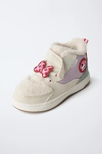 MINNIE MOUSE © DISNEY FLEECE HIGH TOP SNEAKERS