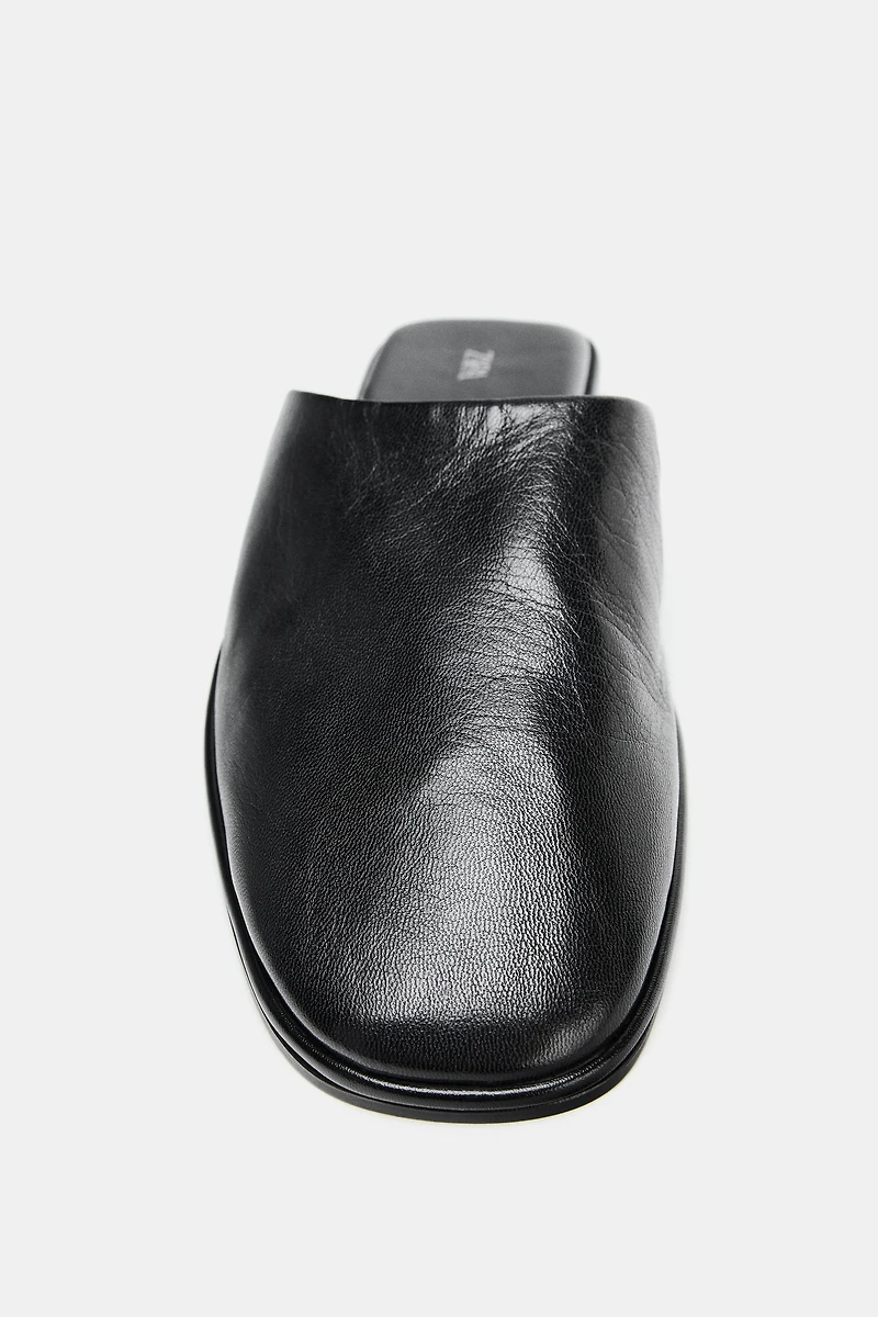 LEATHER MULES