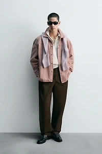 WASHED TEXTURED OVERSHIRT