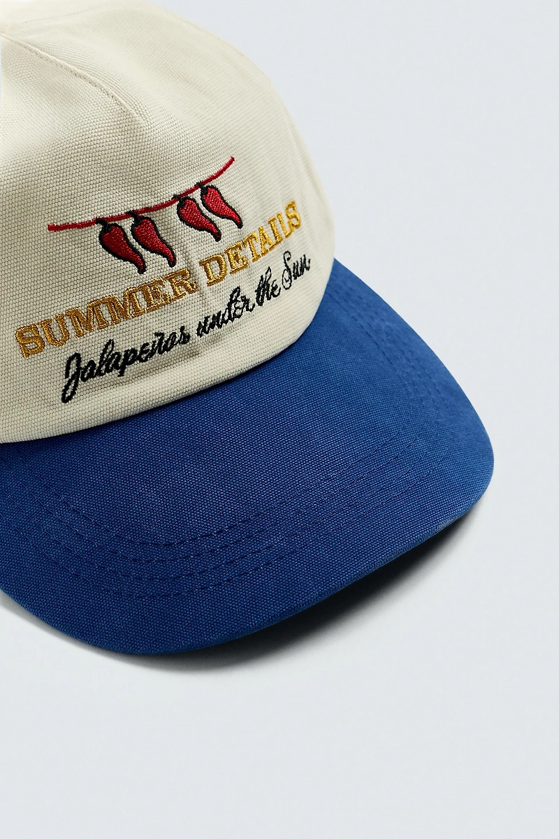 COMBINATION EMBROIDERY CAP