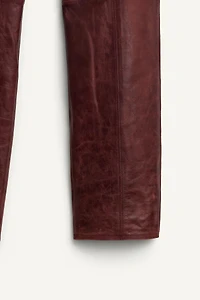 PANTALON DE COSTUME EN CUIR ÉDITION LIMITÉE