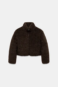 FLEECE ANORAK WITH THERMAL INSULATION