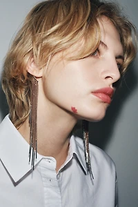 CHAIN CASCADE EAR CUFF EARRINGS