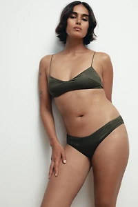 BRALETTE TEXTURÉ AVEC SOIE