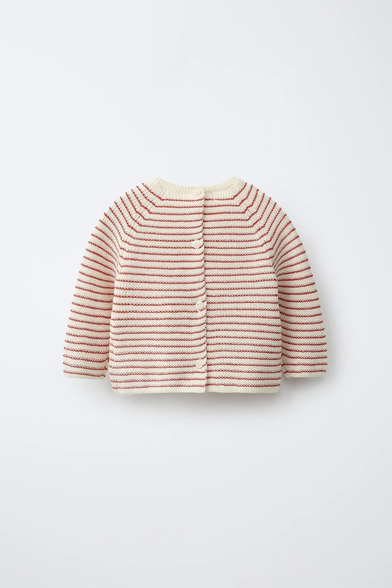 STRIPED KNIT JUMPER