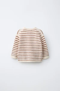 KNIT LION PATCH JUMPER
