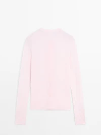 Lightweight 100% wool cardigan - STUDIO