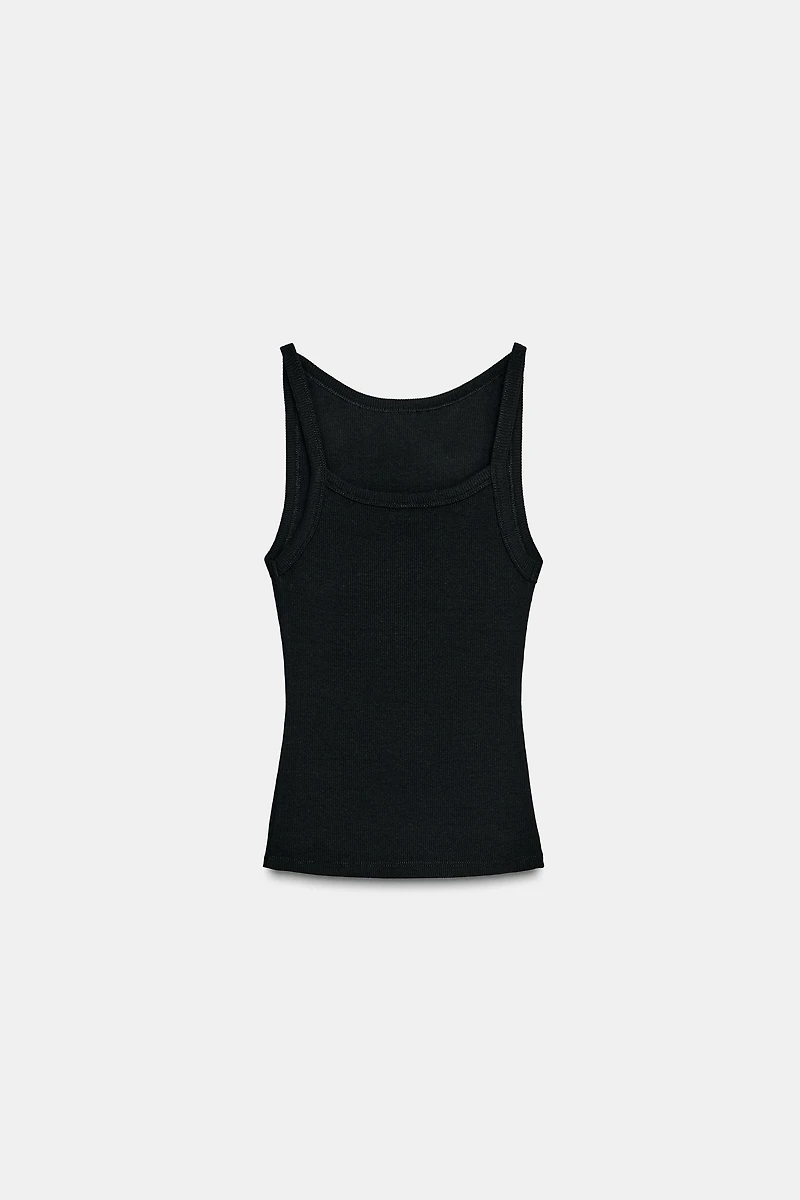 HALTER RIB TOP