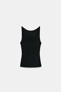 HALTER RIB TOP