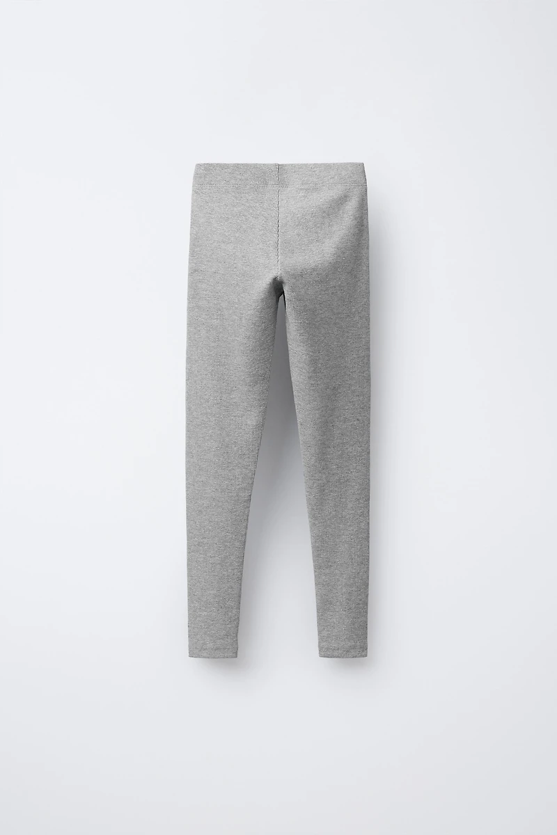 LEGGING CÔTELÉ ÉTIQUETTE