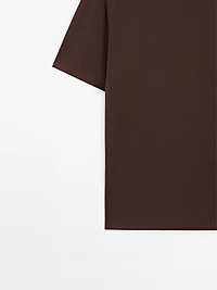 T-shirt à manches courtes en coton mélang