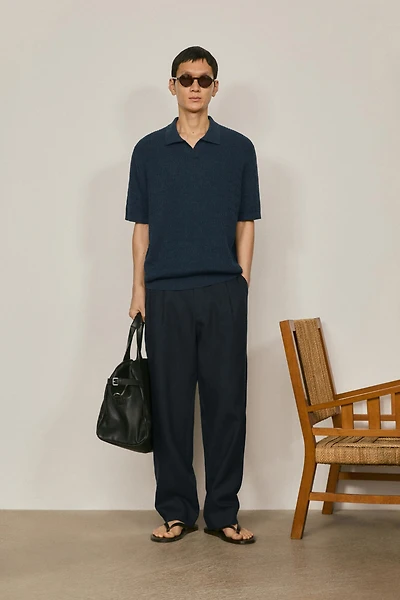 Pull polo en maille tressée - ÉDITION LIMITÉE