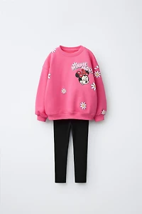 MINNIE MOUSE © DISNEY RIBBED SWEATSHIRT AND LEGGINGS SET