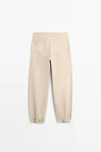 Relaxed fit parachute pants