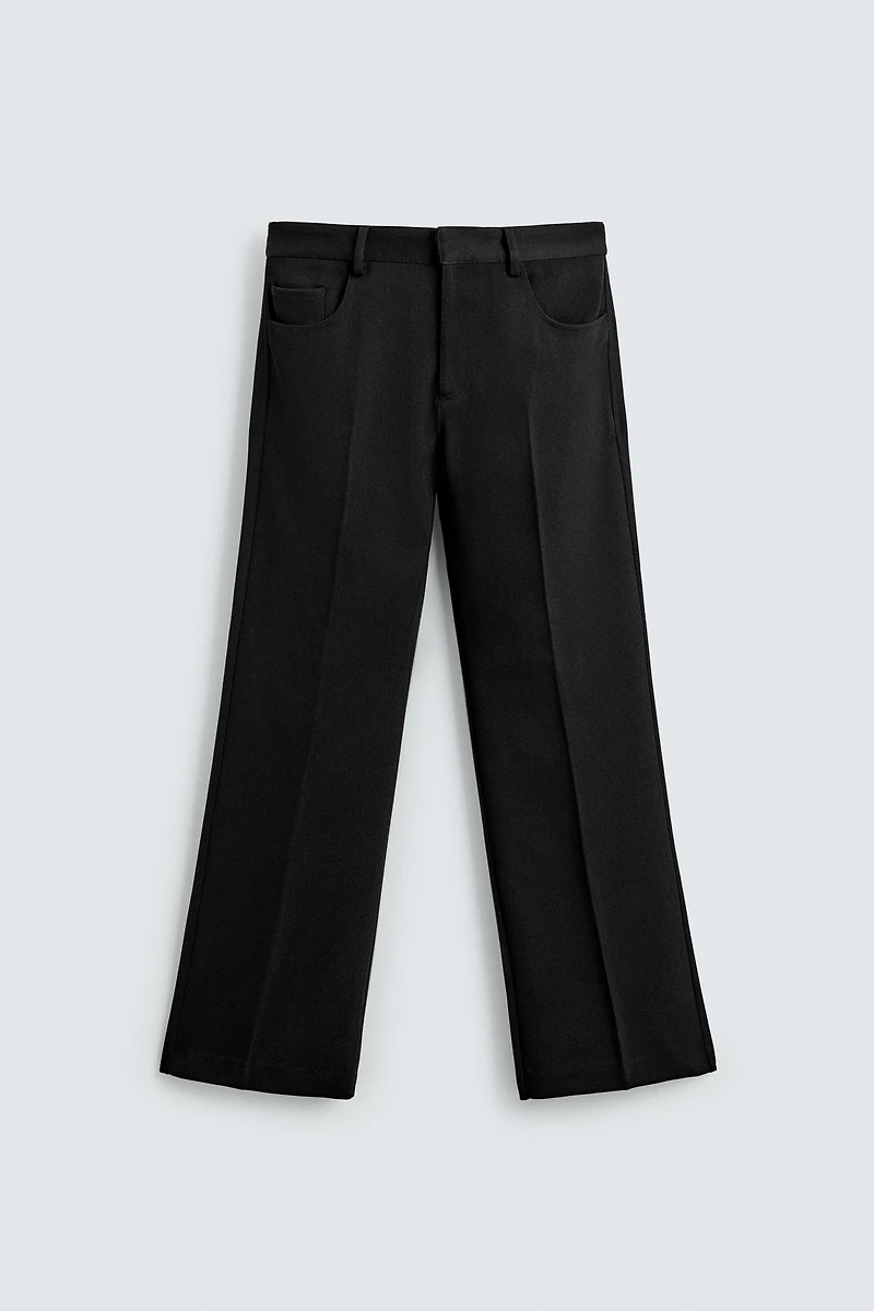 FLARE FIT TWILL PANTS