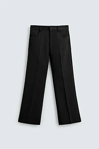 FLARE FIT TWILL PANTS