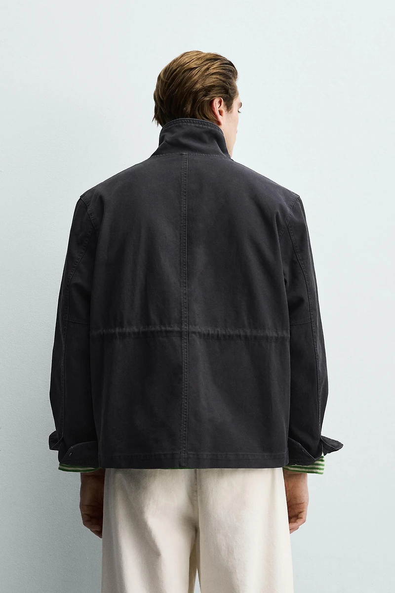 REGULAR FIT COTTON PARKA