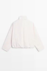 High neck bomber jacket
