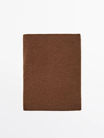 Fine wool blend scarf