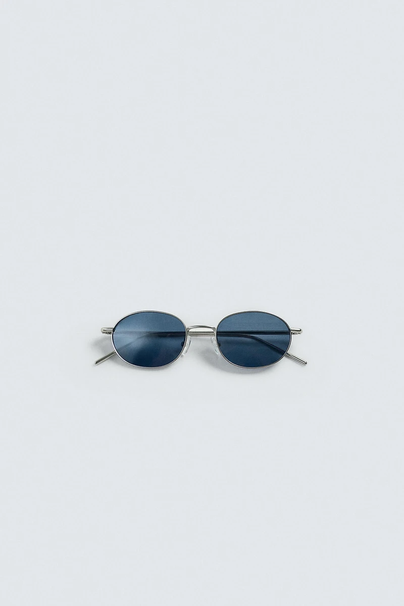 OVAL METAL SUNGLASSES