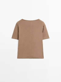 Faded 100% cotton T-shirt