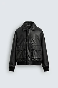 LEATHER POCKET JACKET