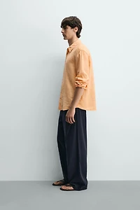 100% LINEN REGULAR FIT SHIRT