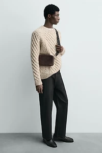 LEATHER CROSSBODY BAG