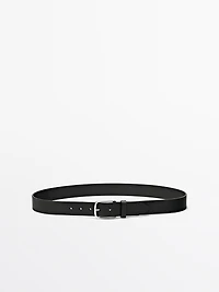 Nappa leather belt
