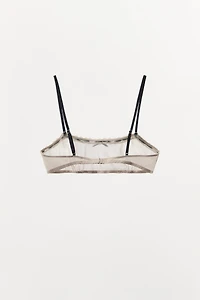 CONTRAST BOW BRALETTE