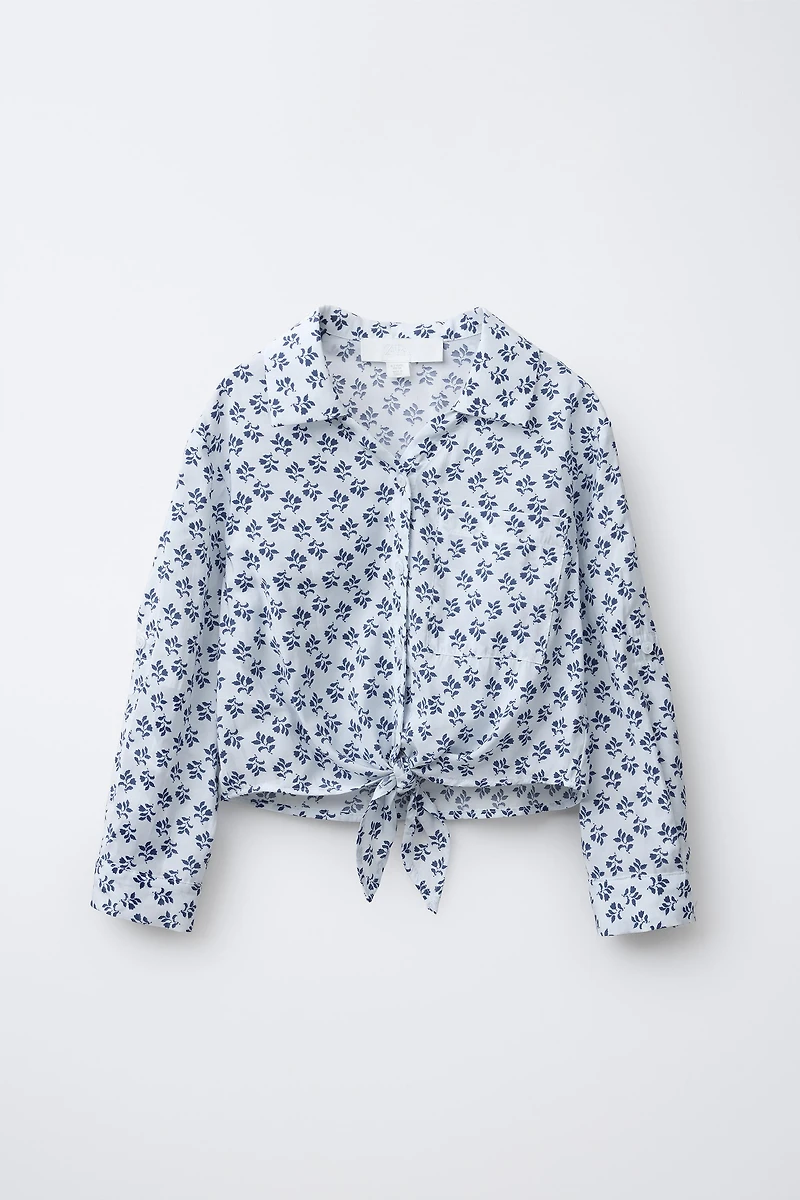 KNOT PRINT SHIRT