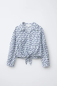 KNOT PRINT SHIRT
