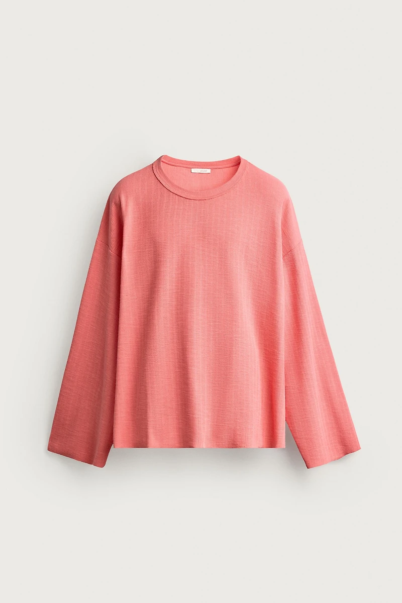 RELAXED FIT LONG SLEEVE T-SHIRT