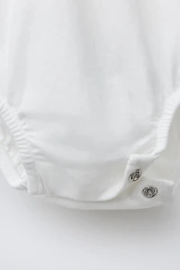 FLORAL EMBROIDERED COLLAR BODYSUIT