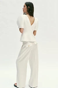 BALLOON SLEEVE TOP