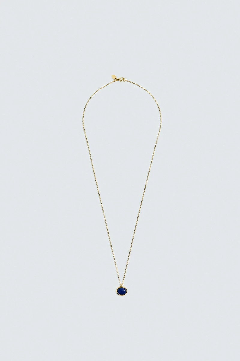 STONE PENDANT NECKLACE