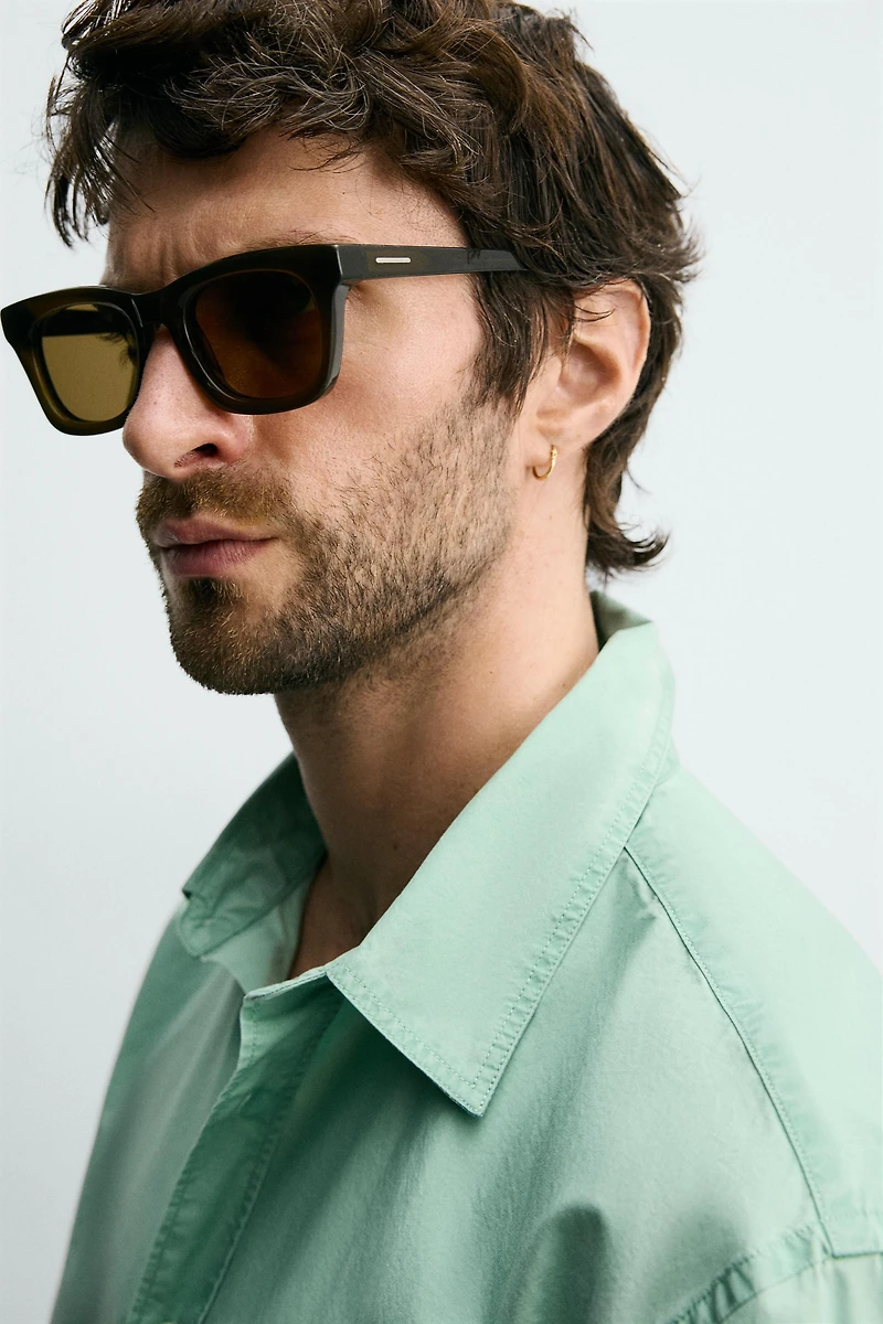 WASHED REGULAR FIT SHIRT