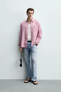 REGULAR FIT LYOCELL-COTTON SHIRT