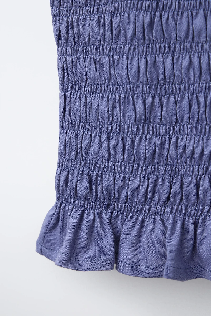 ELASTIC STRAP T-SHIRT