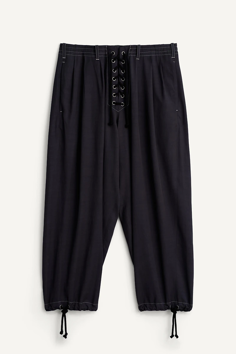 FLOWY DRAWSTRING PANTS