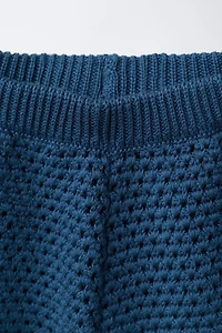 SHORT EN CROCHET À FLEURS