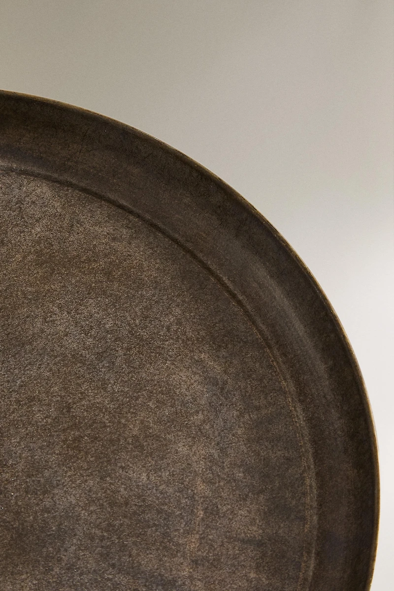 PLATEAU MÉTALLIQUE ROND