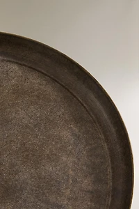 PLATEAU MÉTALLIQUE ROND