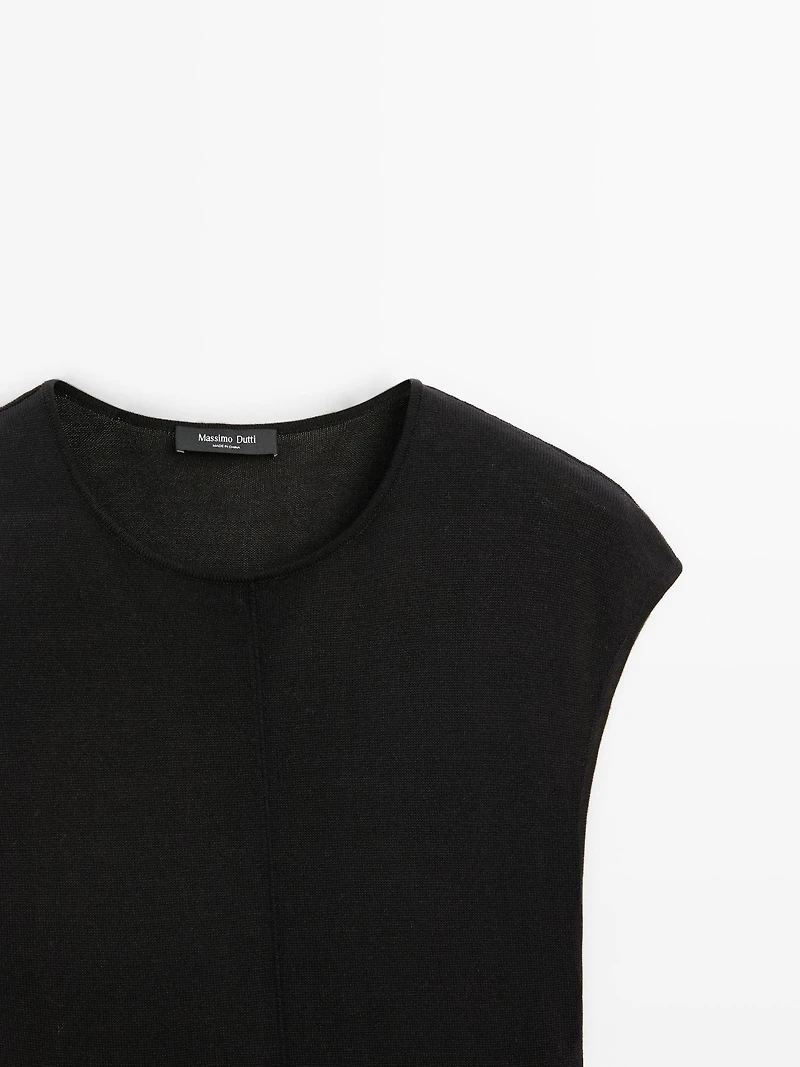 Robe longue bi-matière