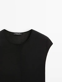 Robe longue bi-matière