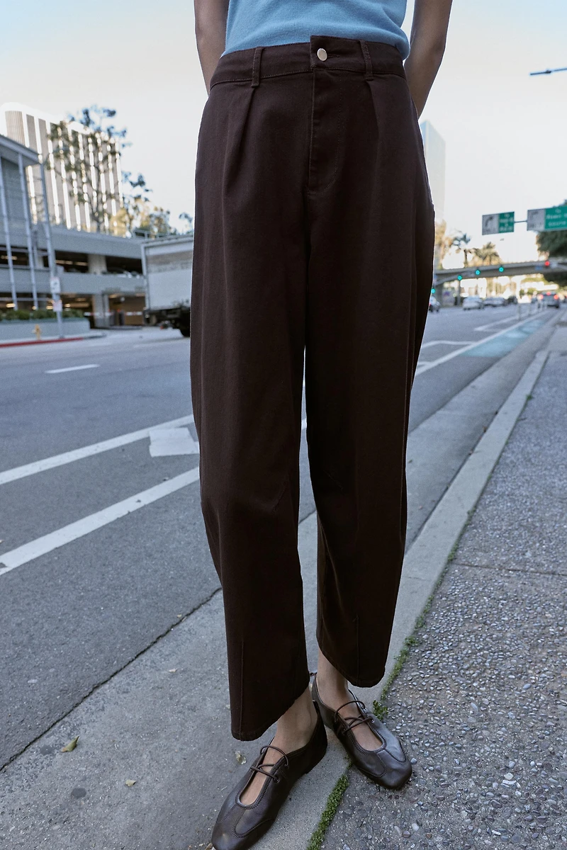 PANTALON BALLOON À PINCES