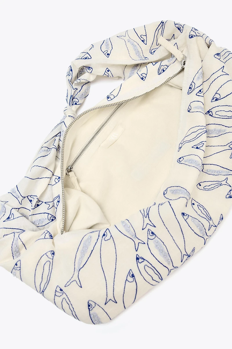 BOW PRINT BAG