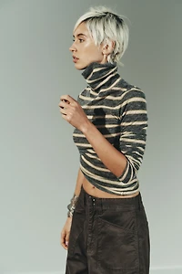 EXTRA-FINE STRIPED KNIT SWEATER