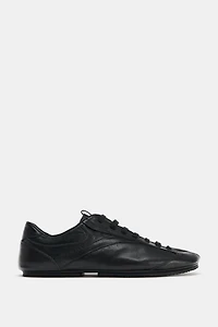 LEATHER DERBY SHOES