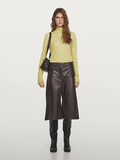 100% wool knit mock turtleneck sweater - STUDIO